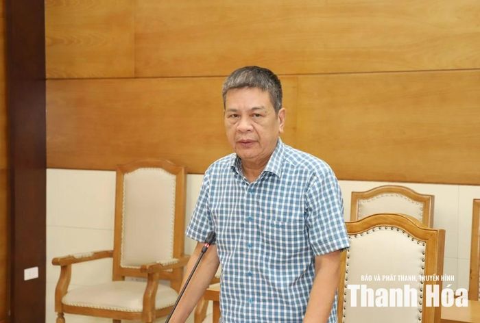 Đại diện Sở Công Thương phát biểu tại hội nghị.