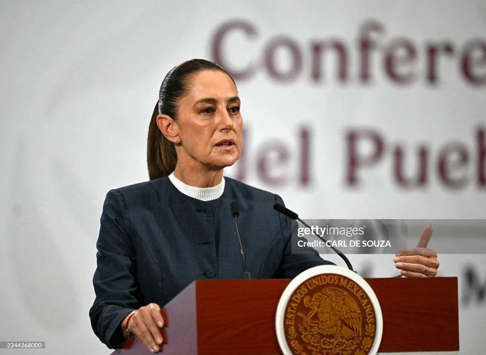 Tổng thống Mexico Claudia Sheinbaum. Ảnh: Getty images