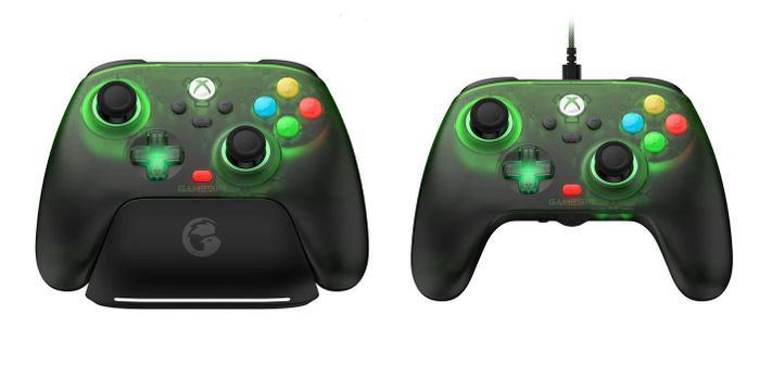 GameSir's T7 Pro Retro Green can connect wirelessly to Xbox consoles, while the T7 Pro W Retro Green is a wired controller.