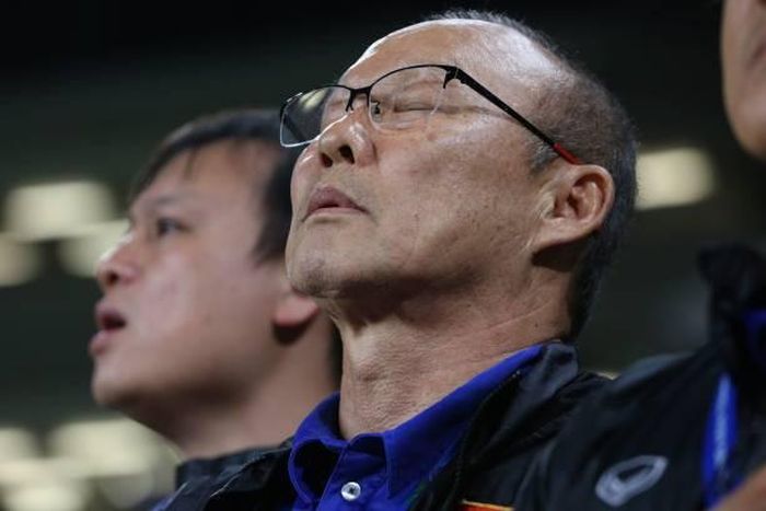 Ông Park khi còn dẫn dắt ĐTQG Việt Nam. Ảnh: Getty Images.