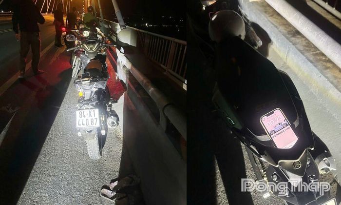 Vật dụng bỏ lại hiện trường.