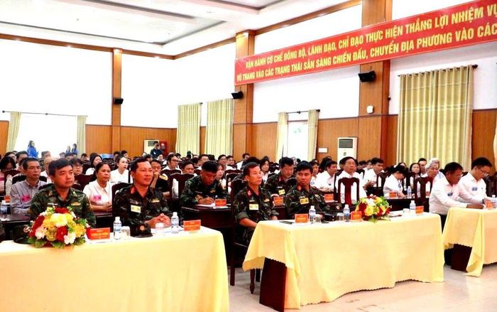 Các đại biểu tham dự diễn tập.