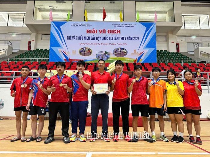 Đoàn vận động viên Lai Châu tham gia giải đấu.