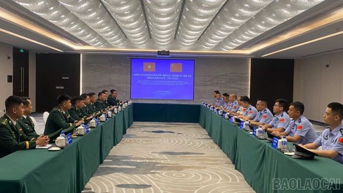 Quang cảnh buổi hội đàm.