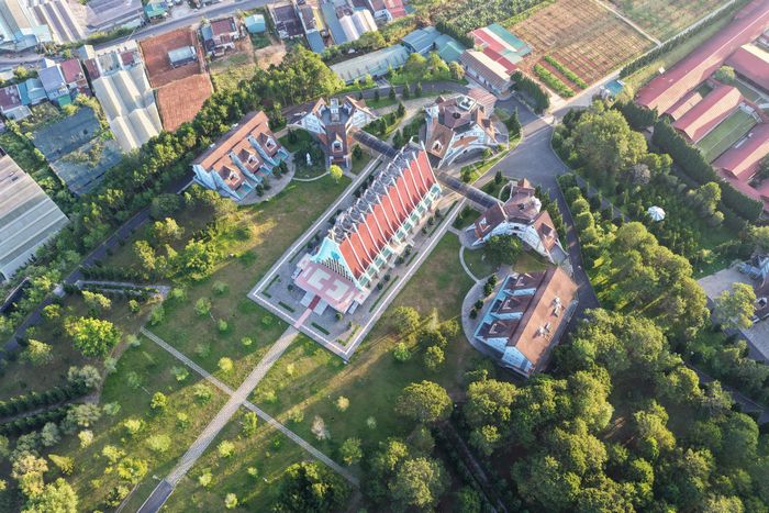 Một góc khu Trung tâm mục vụ Đà Lạt