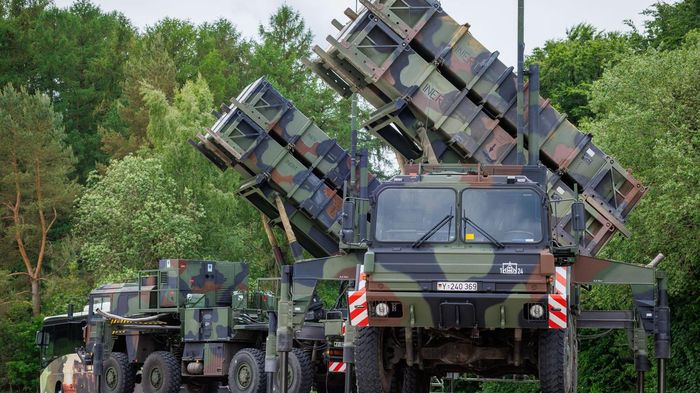 Hệ thống tên lửa phòng không Patriot do Mỹ sản xuất. Ảnh: RT