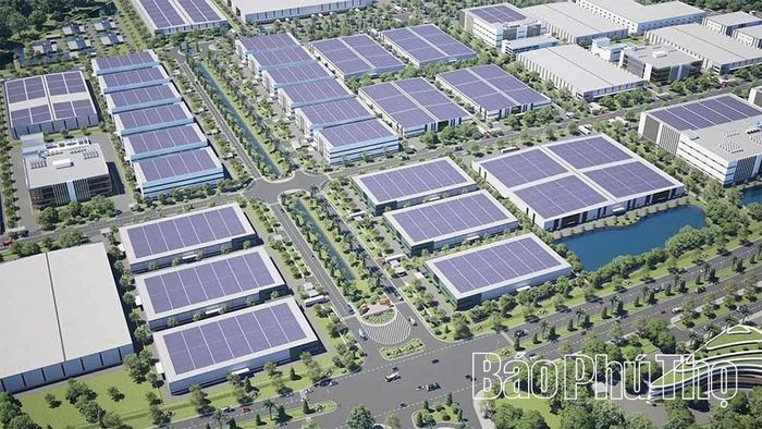 Phối cảnh KCN Nam Bình Xuyên Green Park - KCN xanh, thông minh của Tập đoàn CNC Industrial.