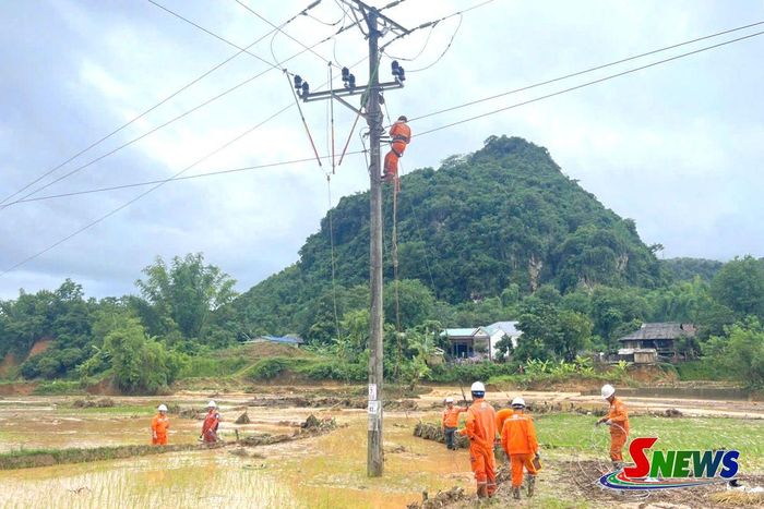 Điện lực Sơn La sửa chữa khắc phục sự cố về điện trên địa bàn khu vực Mường La