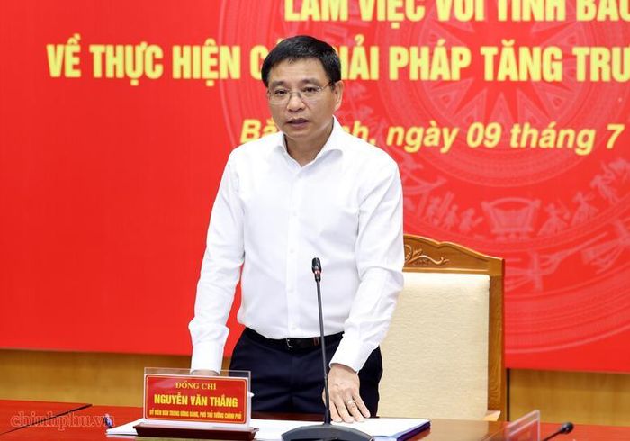 Phó Thủ tướng Nguyễn Văn Thắng kết luận cuộc làm việc (Ảnh: baochinhphu.vn)