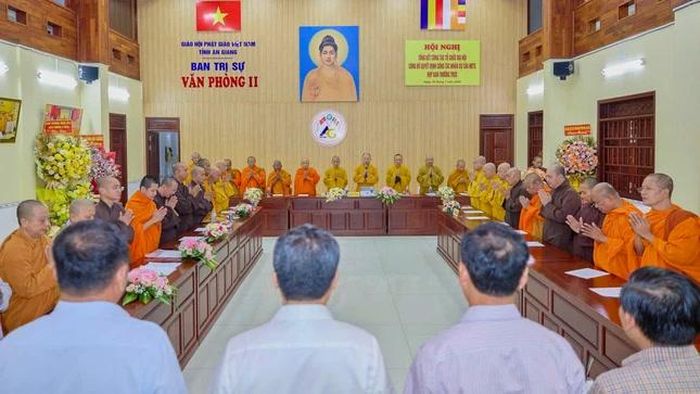 Phiên họp đầu tiên của Ban Thường trực Ban Trị sự GHPGVN tỉnh An Giang sau đại hội