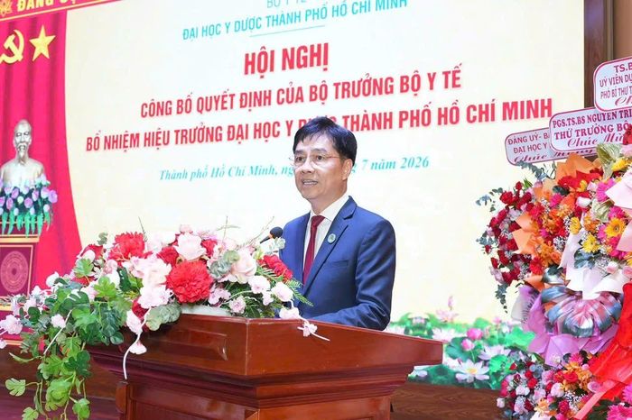 GS.TS. Trần Diệp Tuấn phát biểu nhận nhiệm vụ