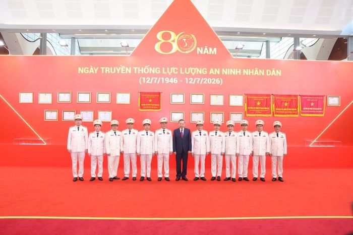 Tổng Bí thư, Chủ tịch nước Tô Lâm và các đại biểu dự lễ kỷ niệm.