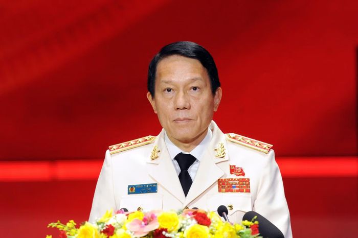 Bộ trưởng Lương Tam Quang phát biểu tại buổi lễ.