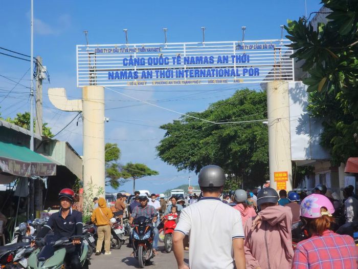 Khu vực Cảng An Thới.