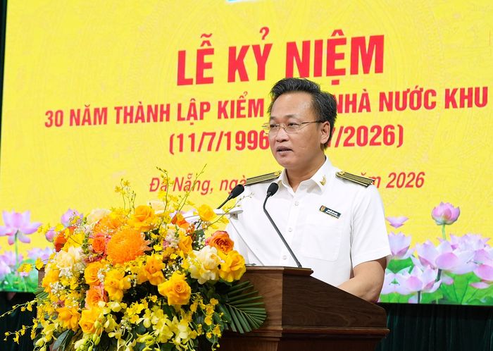 Tổng Kiểm toán nhà nước Nguyễn Hữu Nghĩa phát biểu chỉ đạo Hội nghị - Ảnh: Hồng Thoan