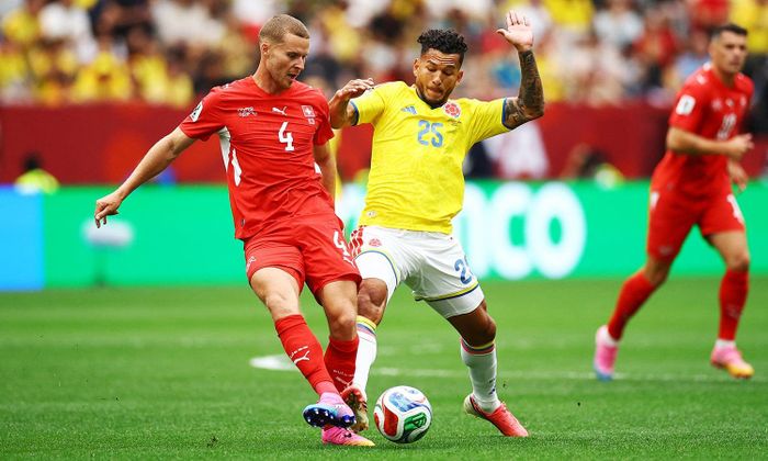 Thụy Sỹ lần đầu tiên vào tứ kết World Cup. (Ảnh: Reuters)