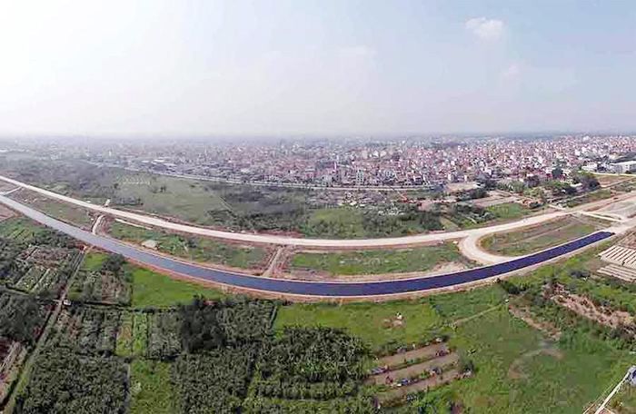Dự án đường Vành đai 4 - Vùng Thủ đô Hà Nội được kỳ vọng sẽ giúp thị trường bất động sản tái cấu trúc nguồn cung theo hướng bền vững. Ảnh: Hữu Chánh