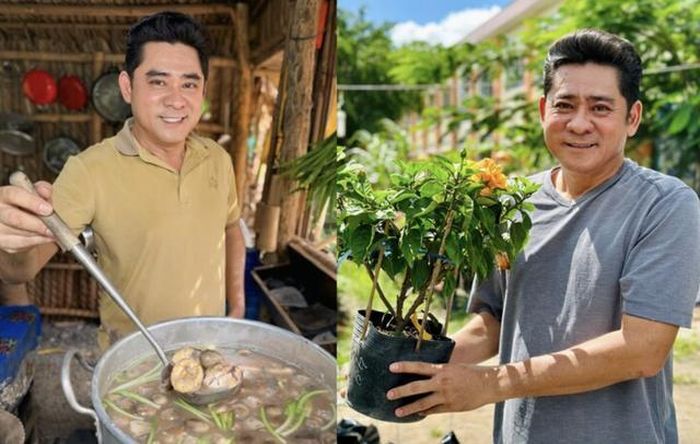 Song nhiều năm gần đây, anh hạn chế đóng phim, về sống ở khu nhà vườn rộng 6.000 m2 tại Tây Ninh (Long An cũ), trồng rau, nấu ăn và trở thành "hiện tượng mạng" với các clip ẩm thực hút hàng triệu lượt xem.