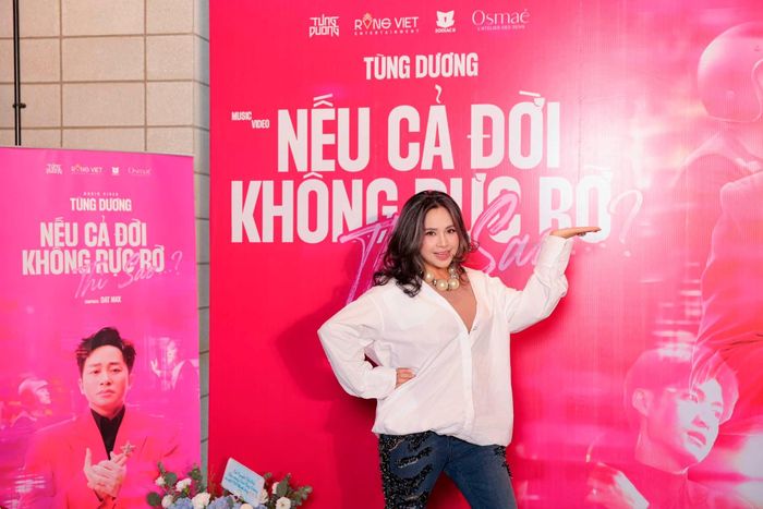 Diva Thanh Lam chia sẻ những hình ảnh tham gia sự kiện Tùng Dương ra mắt MV "Nếu cả đời không rực rỡ thì sao?".