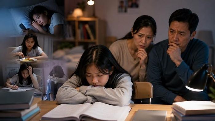 Cha mẹ cần chú ý những thay đổi bất thường về giấc ngủ, ăn uống, học tập và giao tiếp của trẻ để kịp thời hỗ trợ