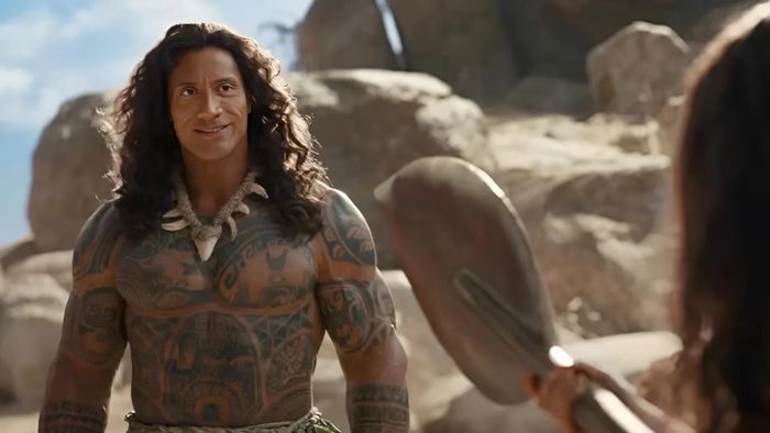  The Rock được nhận xét có màn trình diễn khá thiếu thuyết phục. 