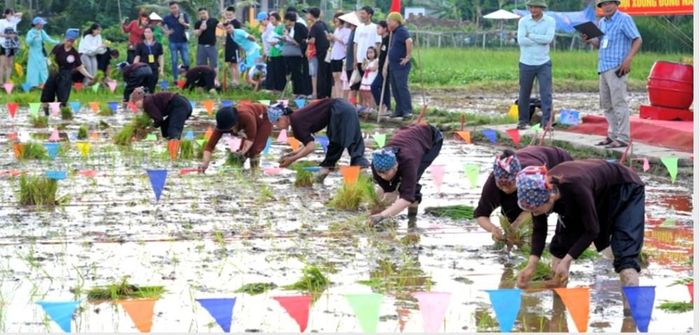 Lễ hội Xuống đồng được tổ chức hàng năm với ý nghĩa cầu cho quốc thái dân an, mùa màng bội thu, đời sống nhân dân ấm no, hạnh phúc. Ảnh: QN