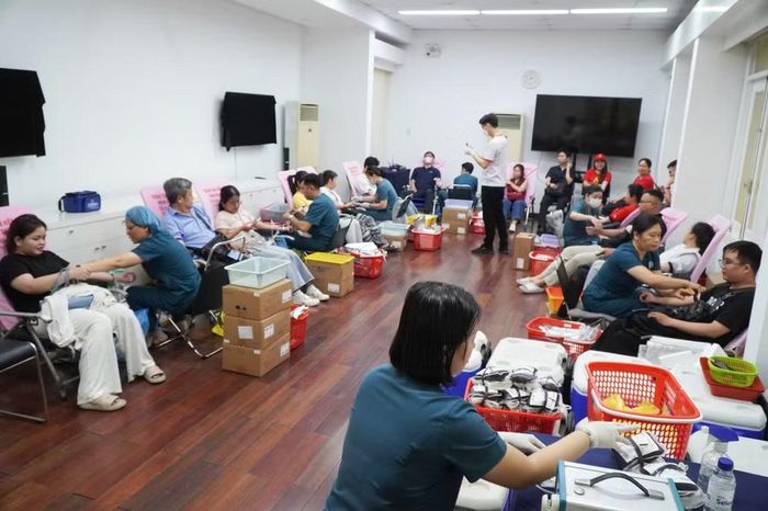 Ban tổ chức thu được 216 đơn vị máu từ chương trình.