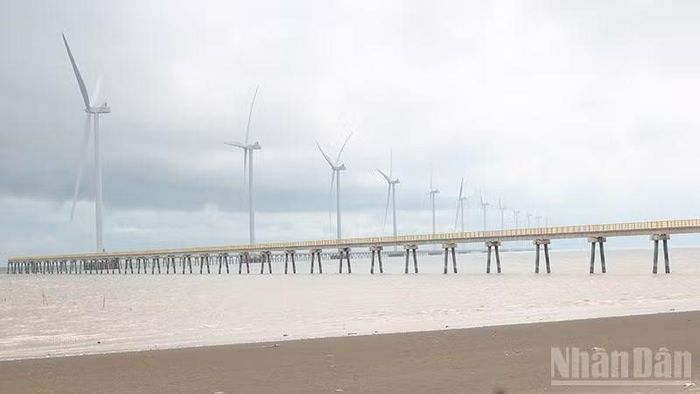 Dự án điện gió ngoài khơi tại phường Trường Long Hòa, tỉnh Vĩnh Long.