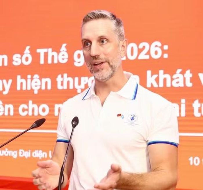Trưởng đại diện UNFPA tại Việt Nam, ông Matt Jackson.