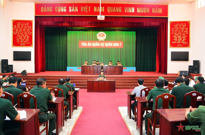 Quang cảnh một phiên tòa. Ảnh minh họa: qdnd.vn