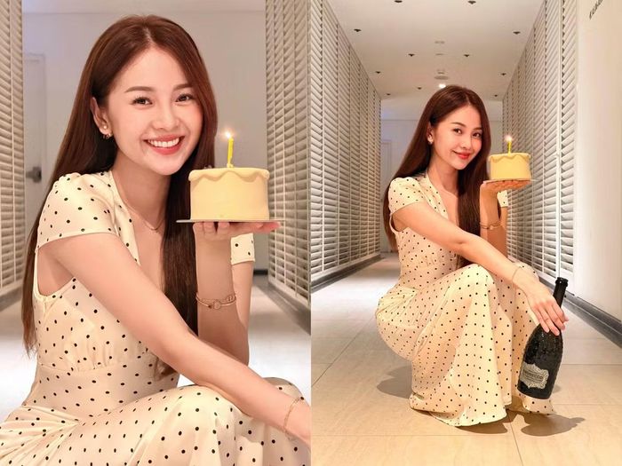 Nữ diễn viên Tam Triều Dâng xinh đẹp trong bộ ảnh đón sinh nhật tuổi 28. Ảnh: FBNV