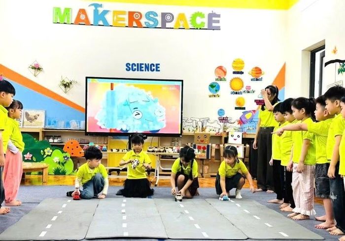 Trường Mầm non Hùng Vương đẩy mạnh giáo dục STEAM cho trẻ (ảnh tư liệu trong năm học 2025 - 2026).