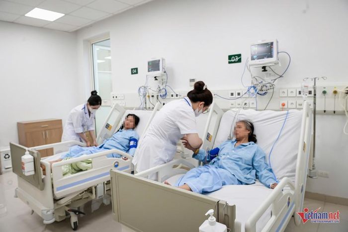 Bệnh nhân điều trị ở Bệnh viện Bạch Mai cơ sở Ninh Bình.
