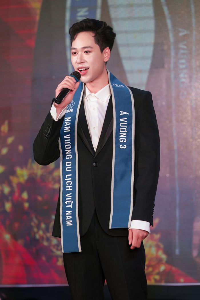 Minh Tuấn - Á vương 3 cuộc thi Hoa hậu và Nam vương du lịch Việt Nam 2026.