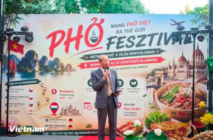 Đại sứ Bùi Lê Thái phát biểu. (Ảnh: Vietnam+)