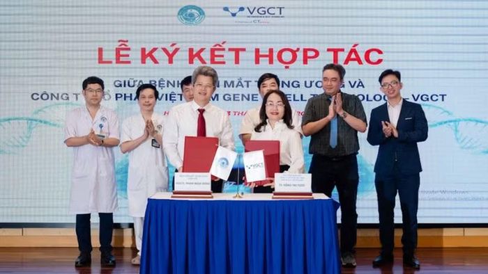 Bệnh viện Mắt Trung ương và VGCT ký hợp tác phối hợp nghiên cứu khoa học, ứng dụng và triển khai giác mạc sinh học tại Việt Nam.