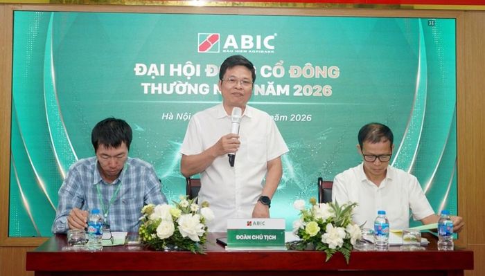 Đoàn chủ tịch điều hành Đại hội đồng cổ đông Bảo hiểm ABIC.