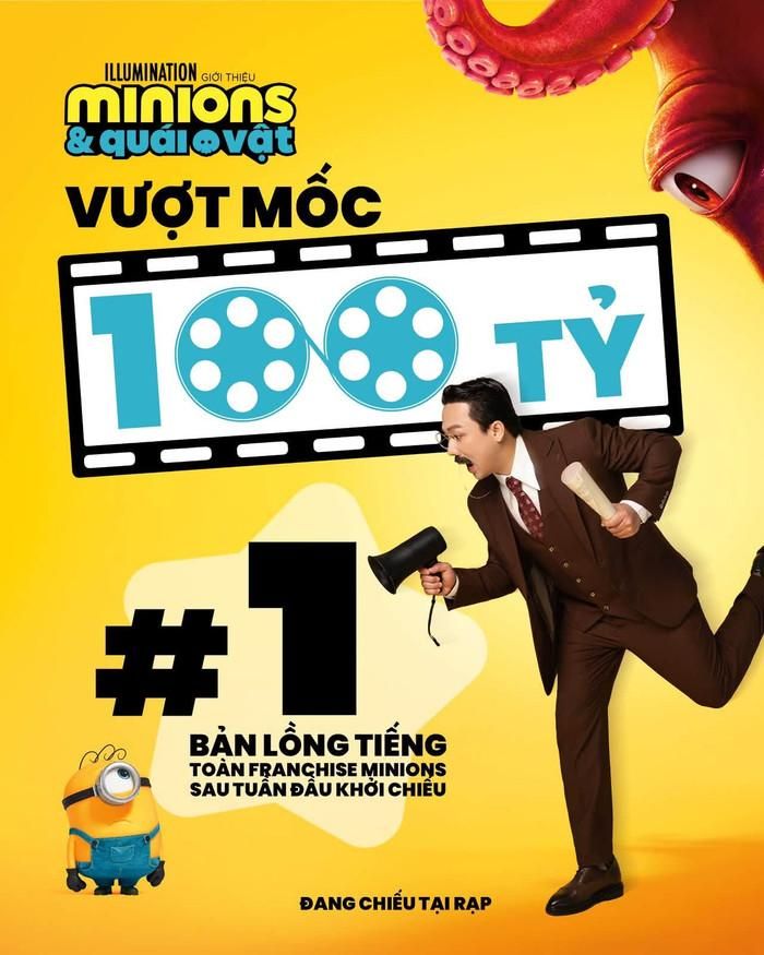 Minions & Quái Vật chính thức vượt mốc 100 tỷ đồng doanh thu tại Việt Nam.