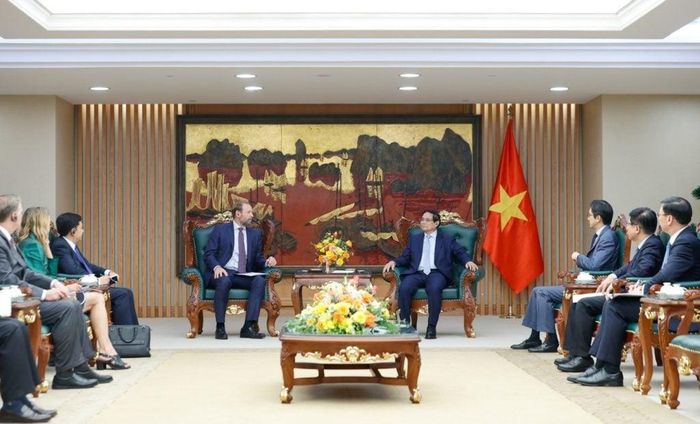 Khoảng một năm trước, Chủ tịch PE (Pacifico Energy) Nate Franklin cam kết tiếp tục mở rộng đầu tư của PE vào ngành năng lượng của Việt Nam, bao gồm cả kế hoạch đầu tư nhiều tỷ USD vào điện gió ngoài khơi. Ảnh: Pacifico.