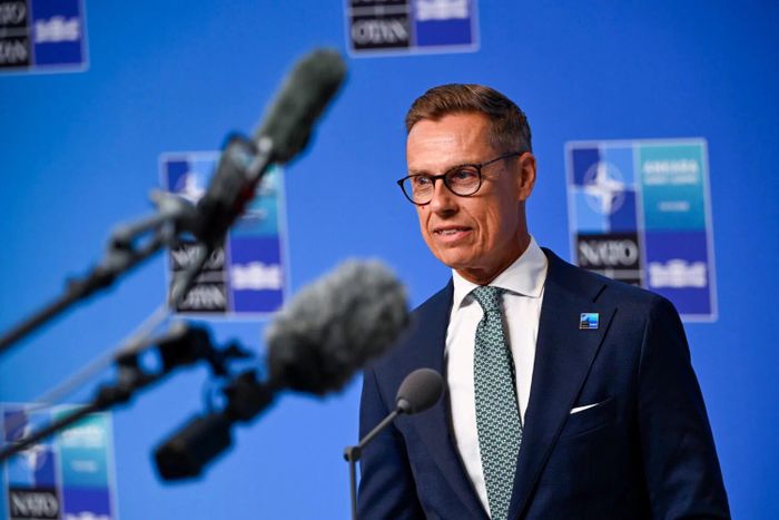 Tổng thống Phần Lan Alexander Stubb tại Hội nghị thượng đỉnh NATO ở Ankara. Ảnh: Lehtikuva