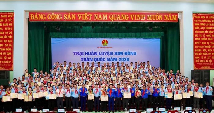  Các tổng phụ trách Đội đến từ 21 tỉnh, thành phố đã có nhiều trải nghiệm bổ ích, đáng nhớ tại Trại Huấn luyện Kim Đồng cấp I toàn quốc năm 2026. Ảnh: D.L 