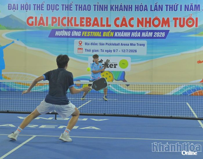 Trận chung kết nội dung đơn nam dưới 15 tuổi.
