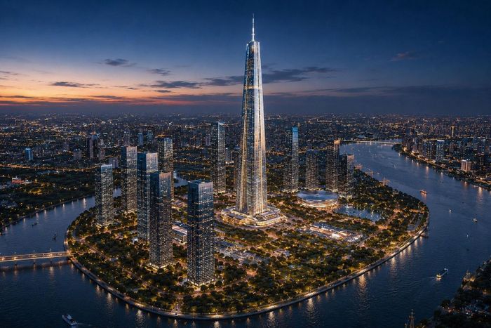 Khi hoàn thành, đây sẽ là công trình biểu tượng của TP. HCM. Ảnh minh họa