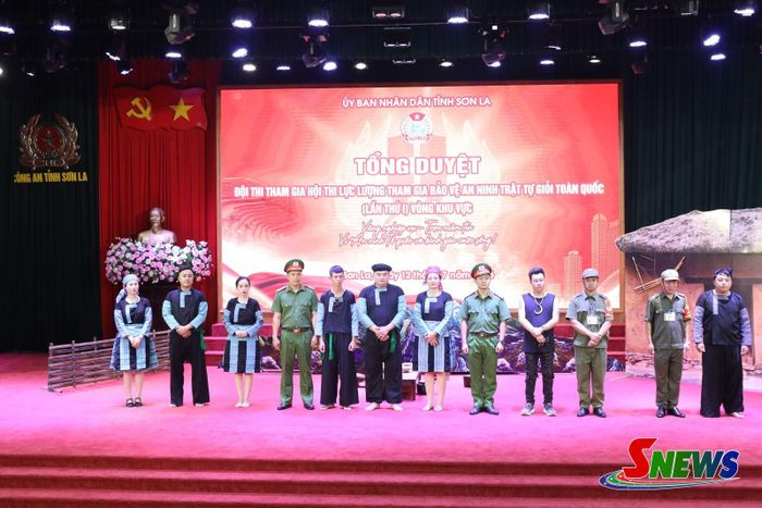 Đội thi tỉnh Sơn La tham gia Hội thi lực lượng tham gia bảo vệ an ninh, trật tự (ANTT) ở cơ sở giỏi toàn quốc lần thứ I, vòng khu vực