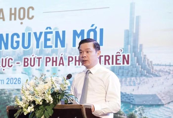 Phó Chủ tịch UBND tỉnh Đắk Lắk Đỗ Hữu Huy phát biểu chào mừng khai mạc hội thảo.