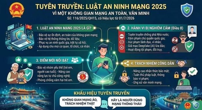 Nhiều điểm mới được thể hiện trong Luật An ninh mạng năm 2025.