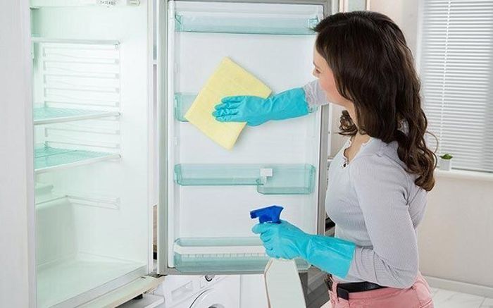 Vệ sinh, bảo dưỡng tủ lạnh định kỳ sẽ hạn chế vi khuẩn, nấm mốc gây hại cho sức khỏe. Ảnh minh họa. 