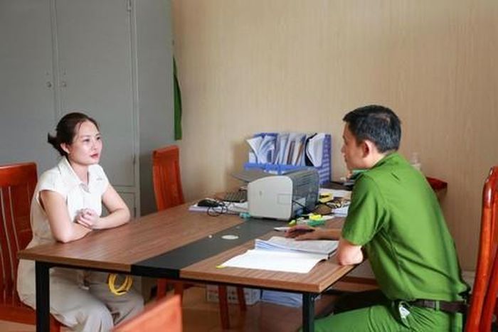 Lấy lời khai Nguyễn Thị Thảo