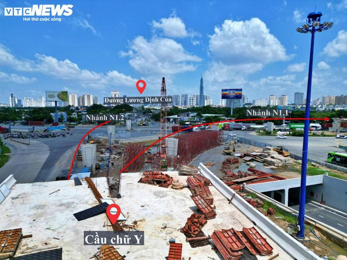 Trong khi đó, nhánh cầu N1.2 theo hướng từ cao tốc TP.HCM - Long Thành - Dầu Giây về đường Lương Định Của vẫn chưa có dấu hiệu triển khai.