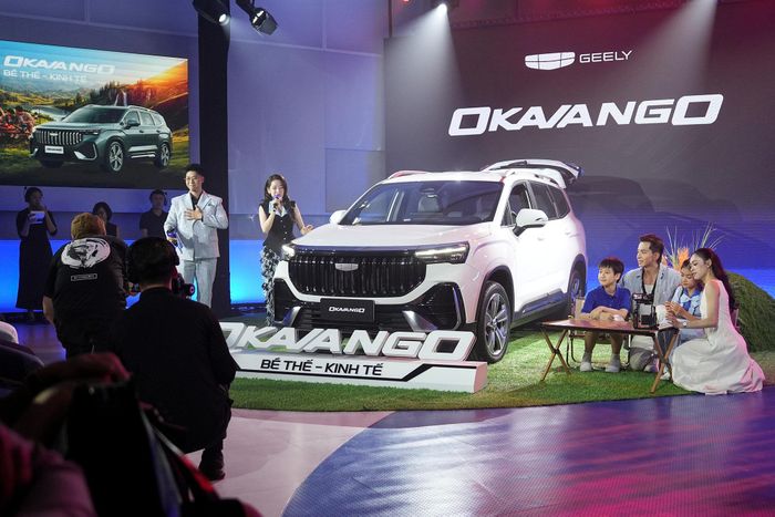 SUV 7 chỗ Okavango của Geely được trình làng thị trường trong nước đầu tháng 6. Ảnh: Hoàng Linh